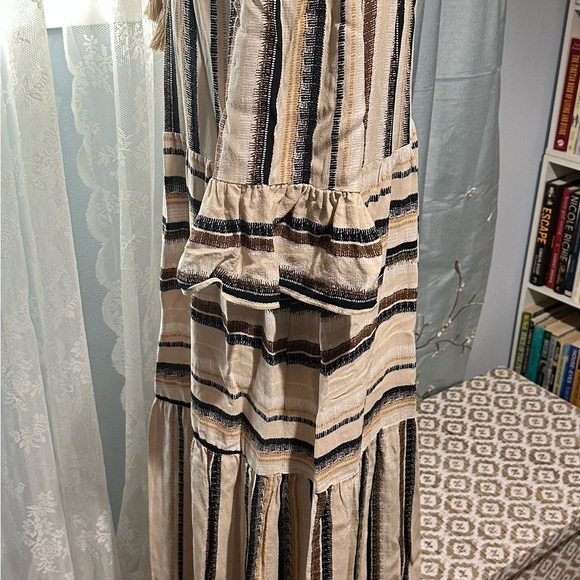 COSTA MANI KJOLE HANNA DRESS – STRIPE VISCOSE XL - Picture 5 of 8